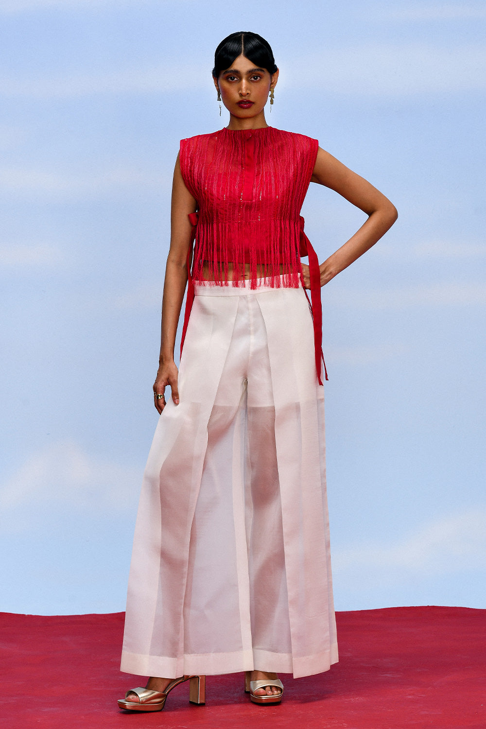 OPACITY PANTS - OFF WHITE