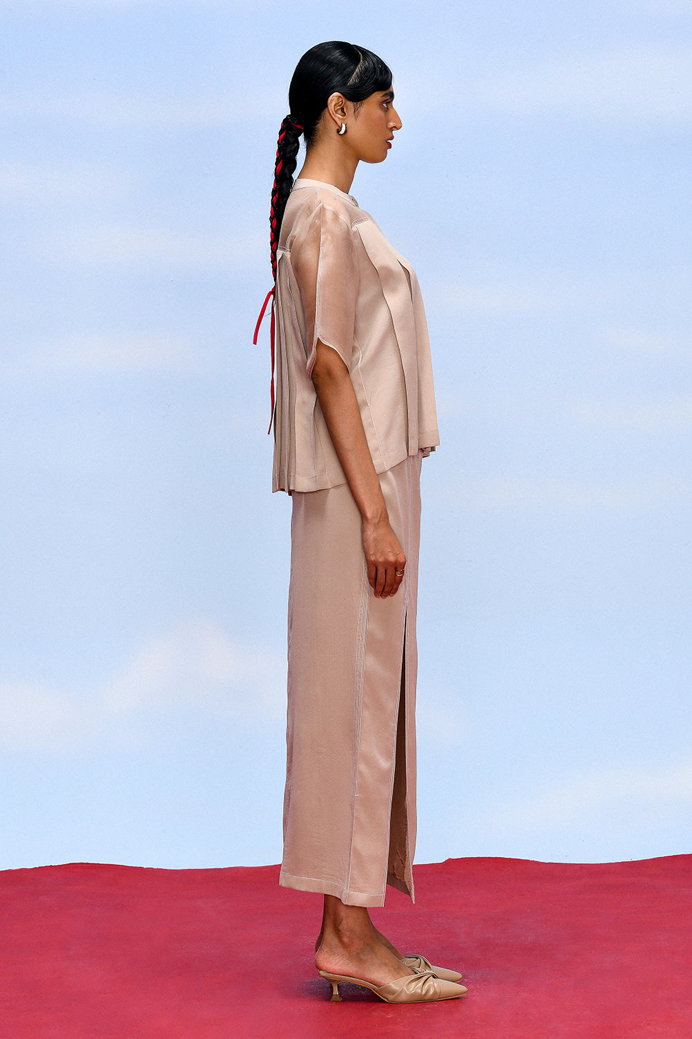 SYMMETRY TOP AND SKIRT