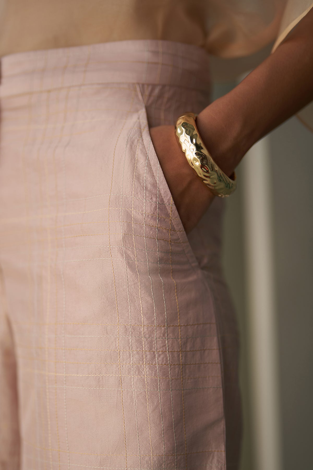 Sorbet Check Trousers