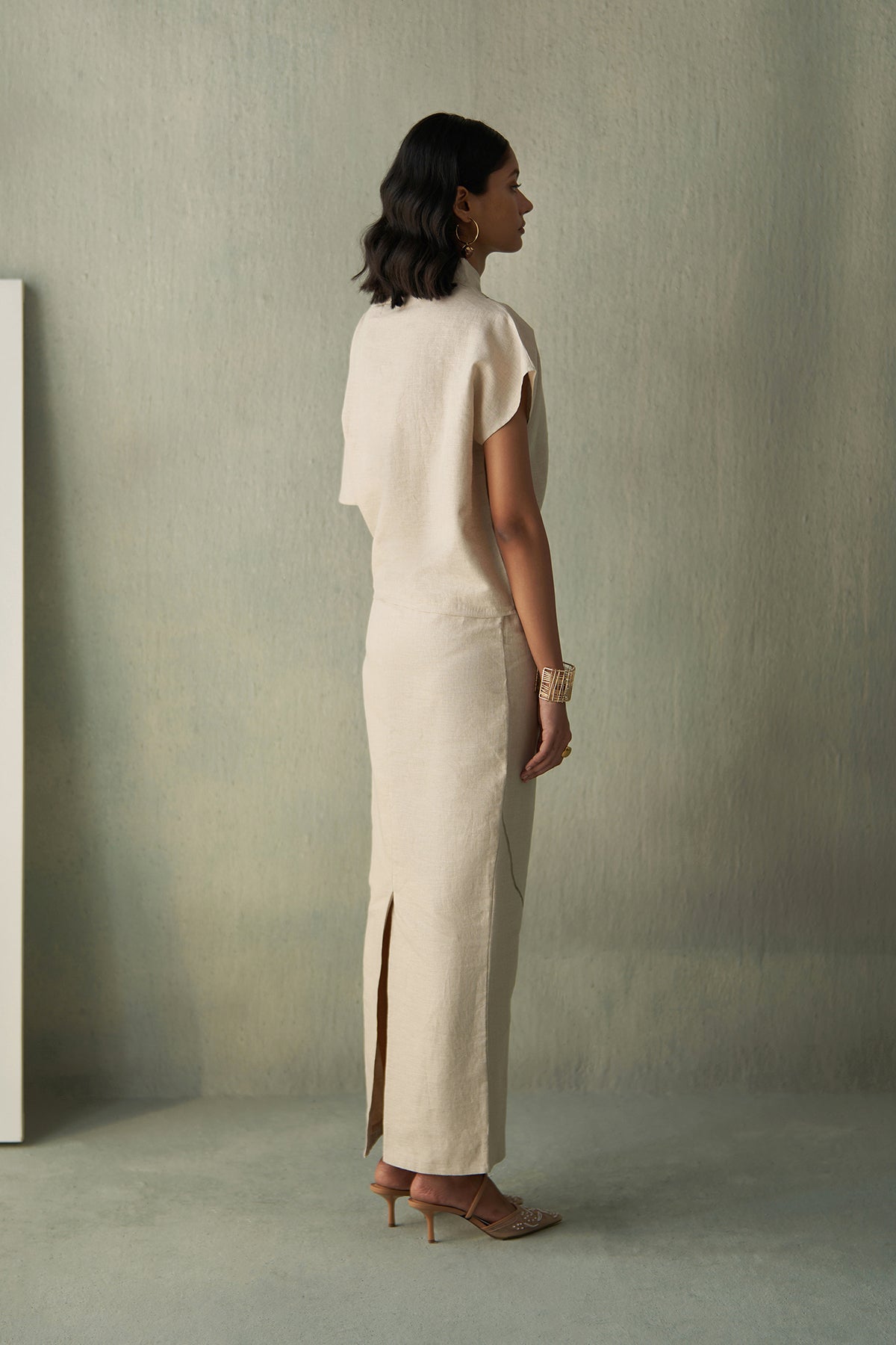 Desert Bloom Linen Top