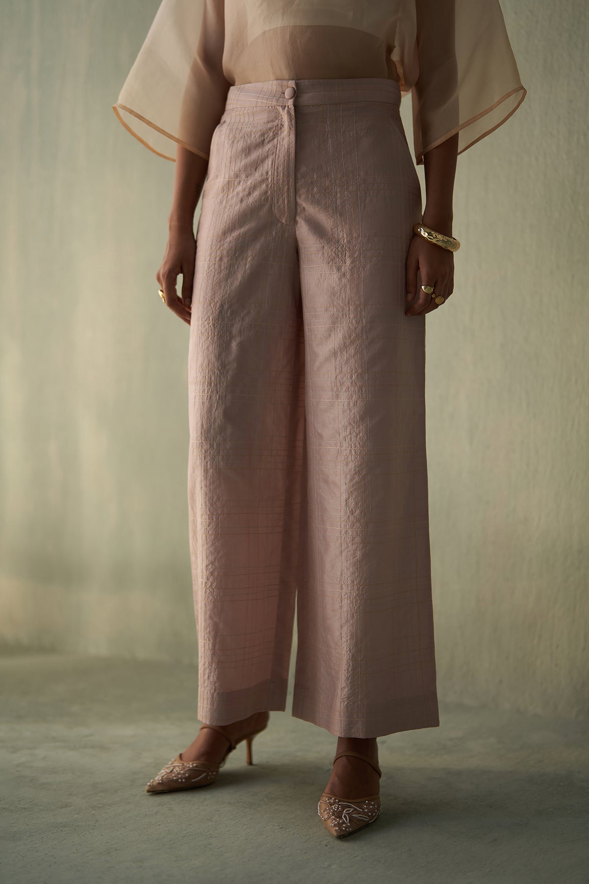 Sorbet Check Trousers