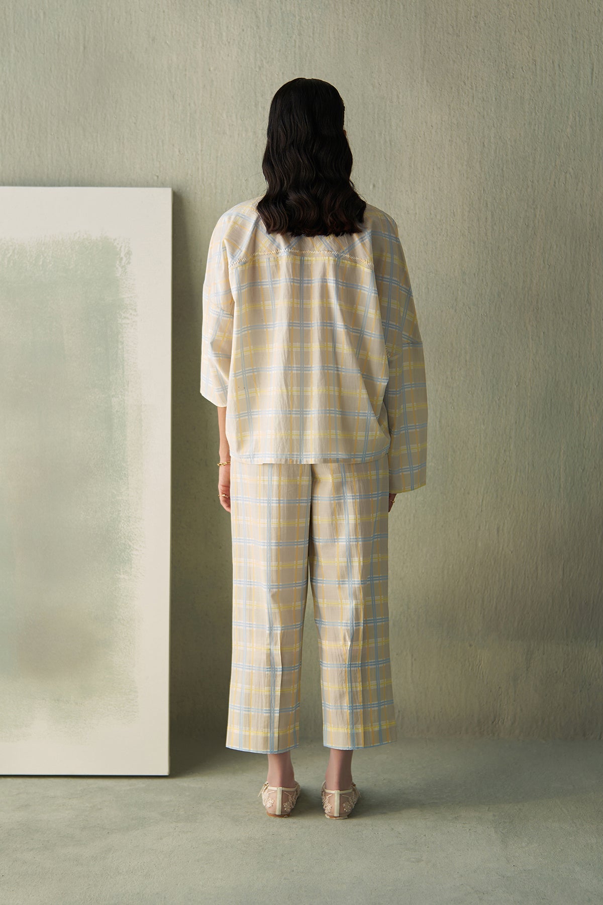 Popcorn Check Trousers