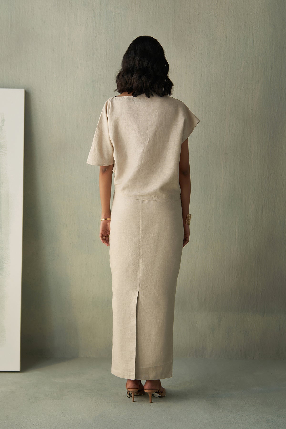 Desert Bloom Linen Top