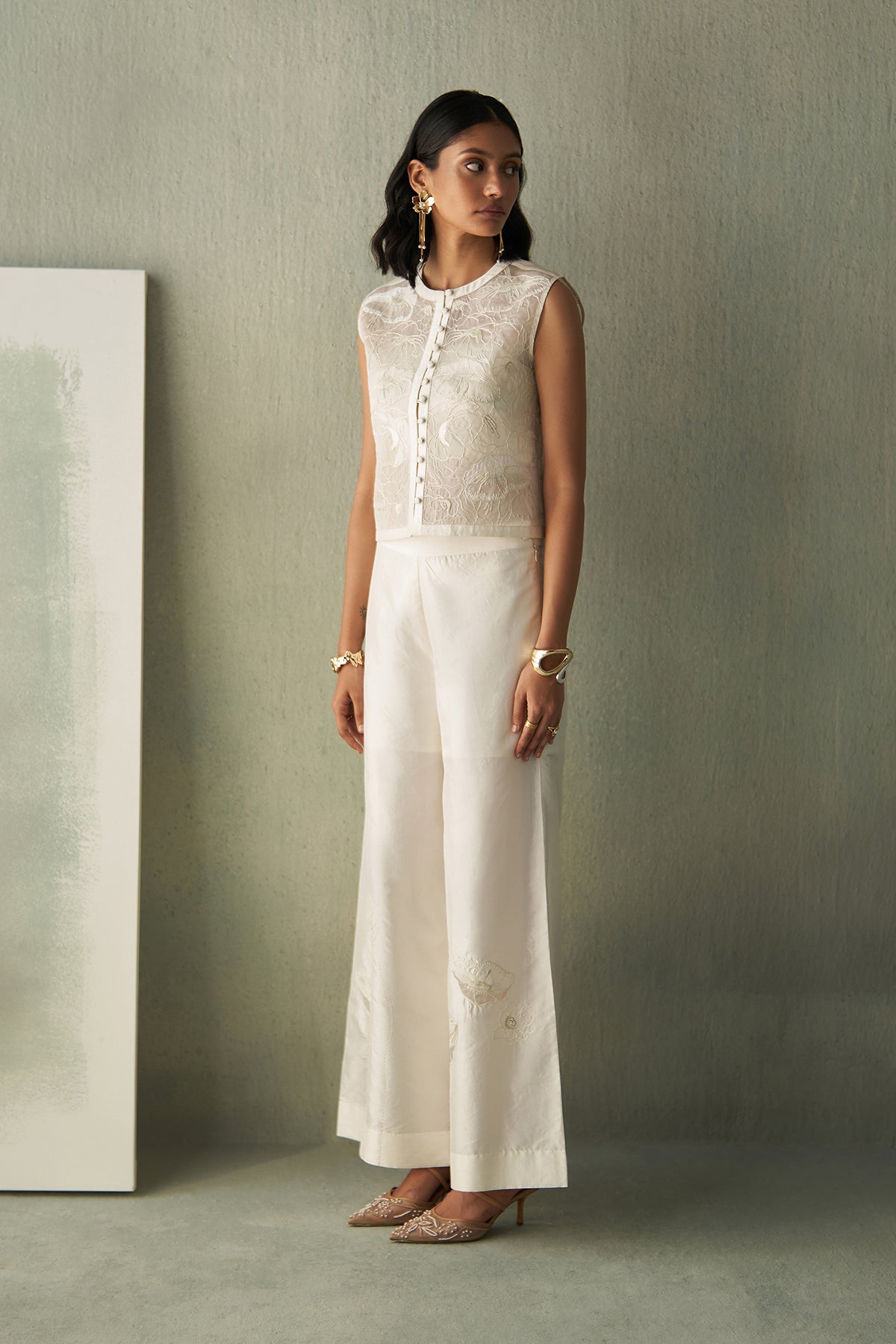 Foliage Cropped Jacket