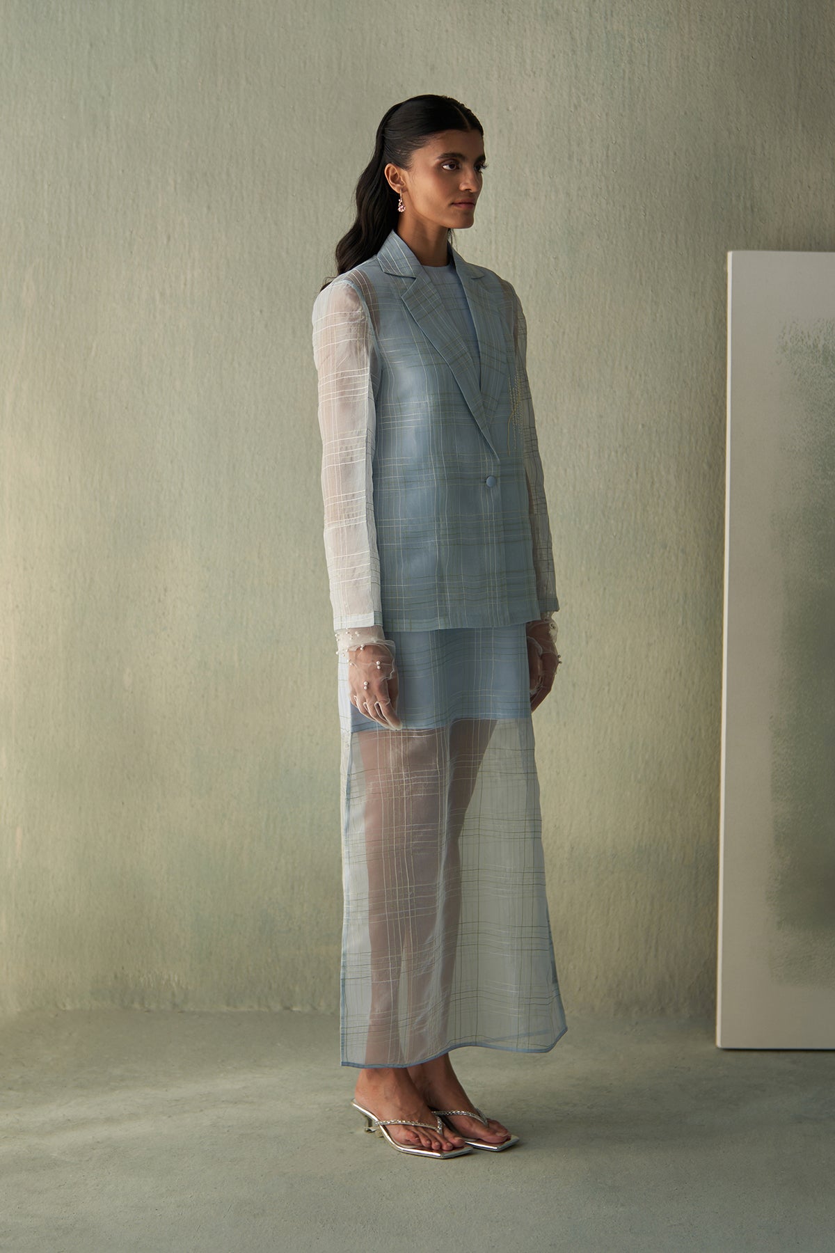 Sky Jacket And Dress Set