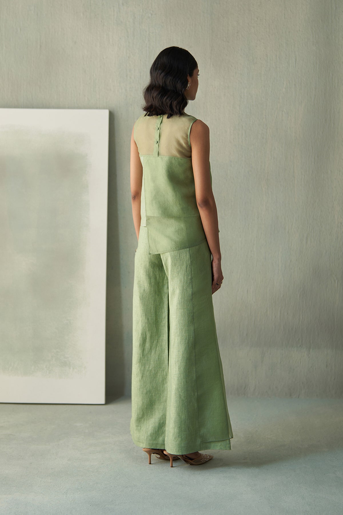 Desert Green Linen Co-Ords