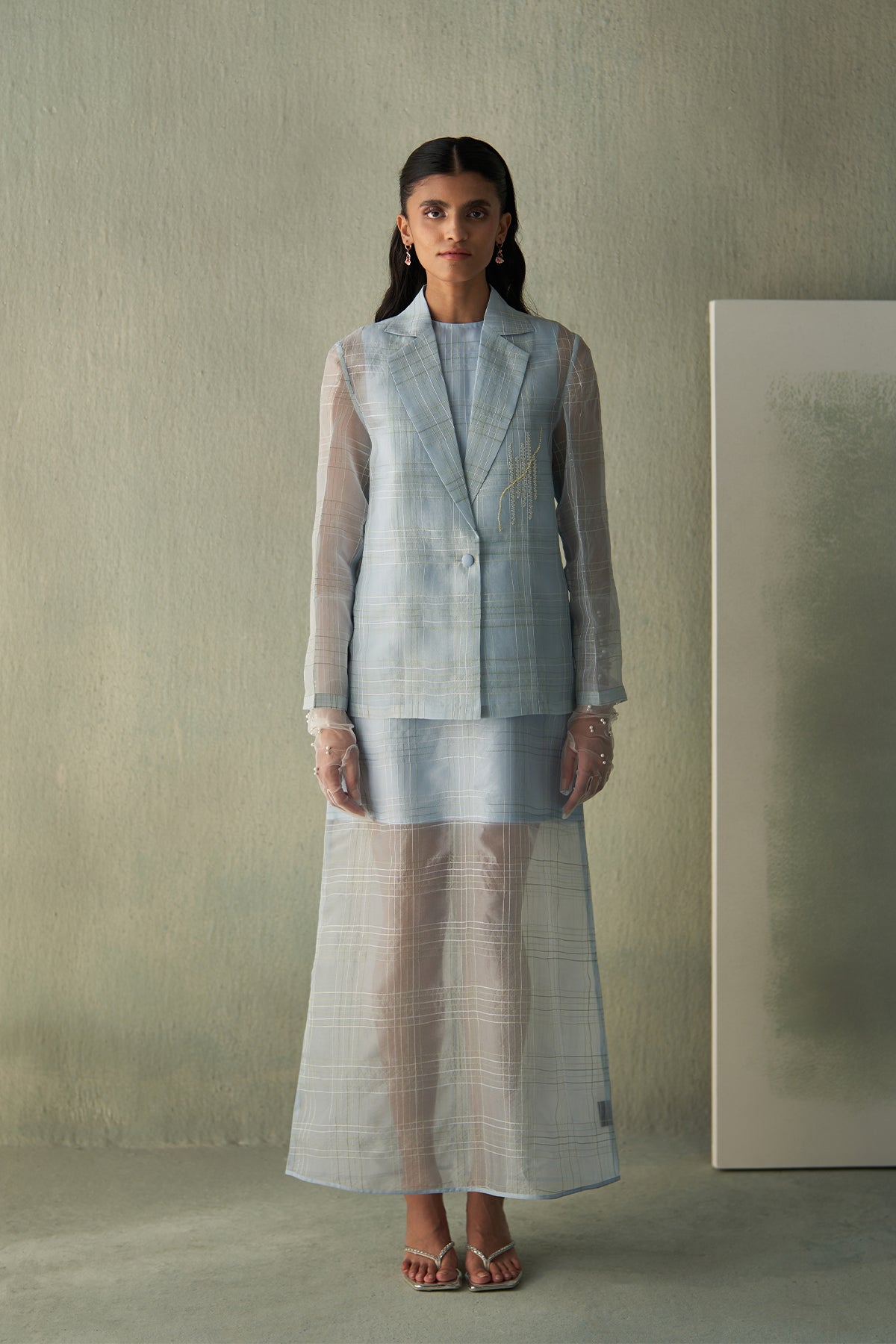 Sky Jacket And Dress Set