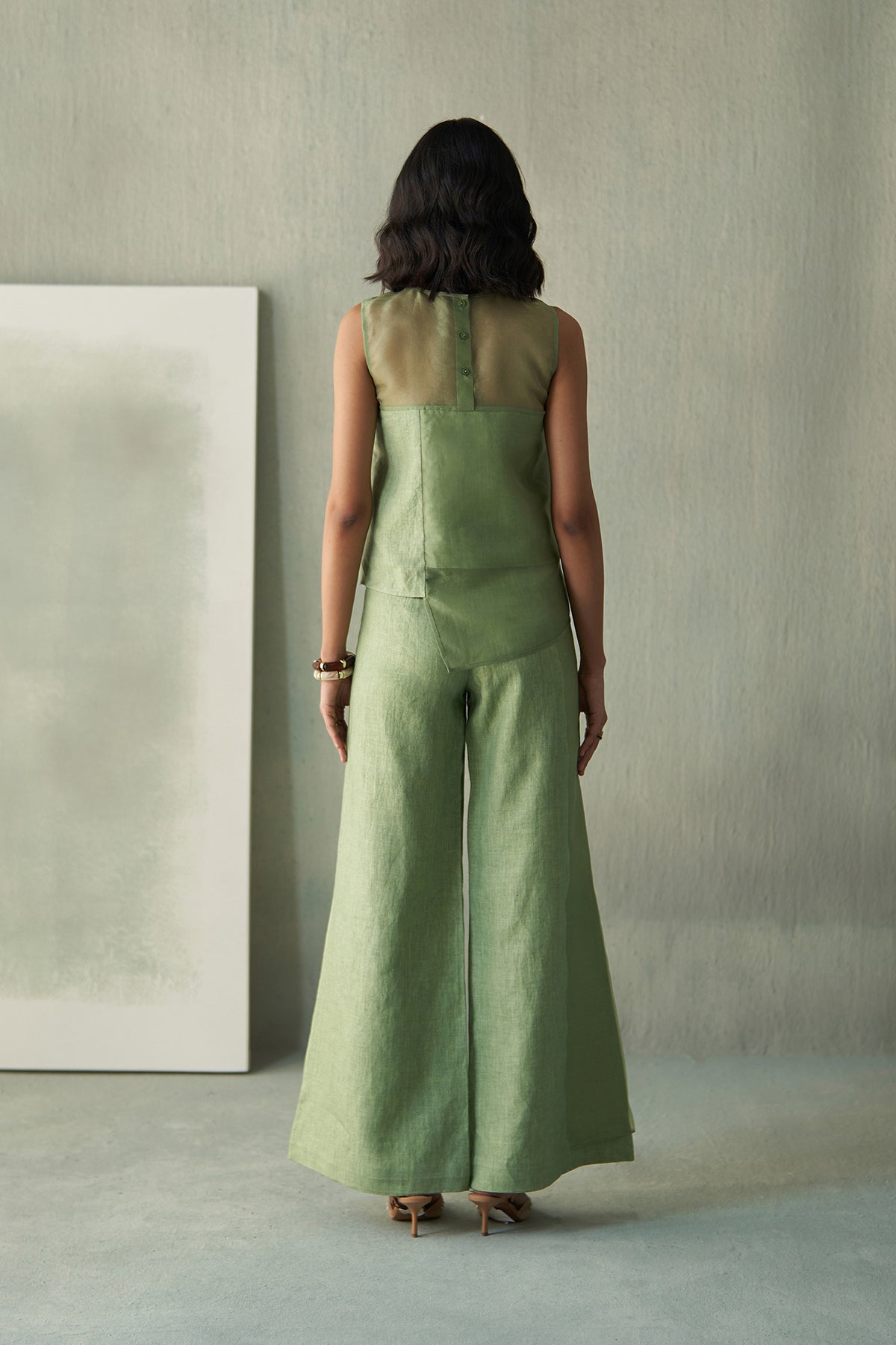 Desert Green Linen Co-Ords