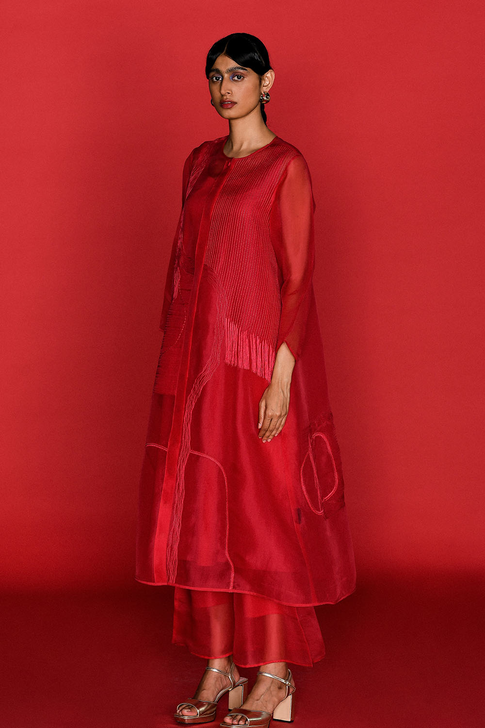 CERISE KURTA SET