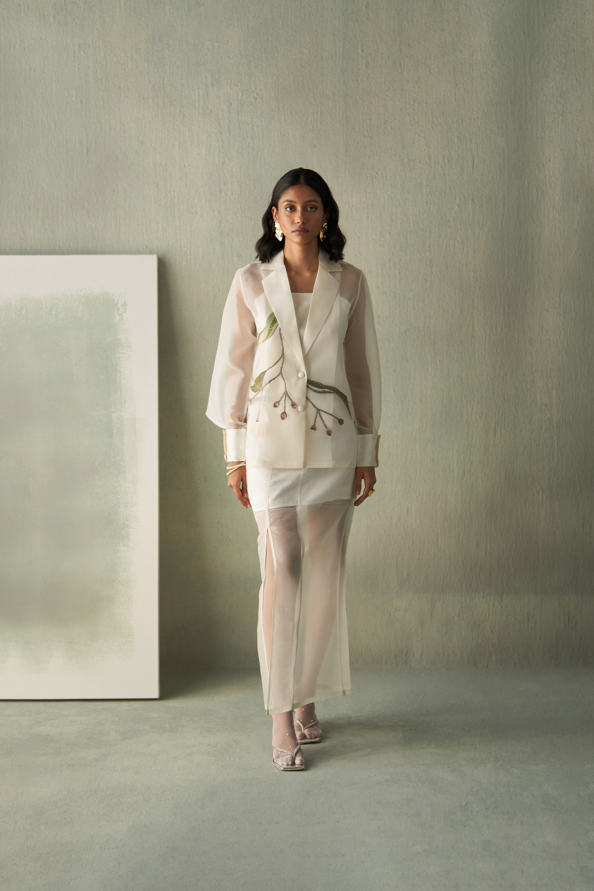 Eucalyptus sheer jacket