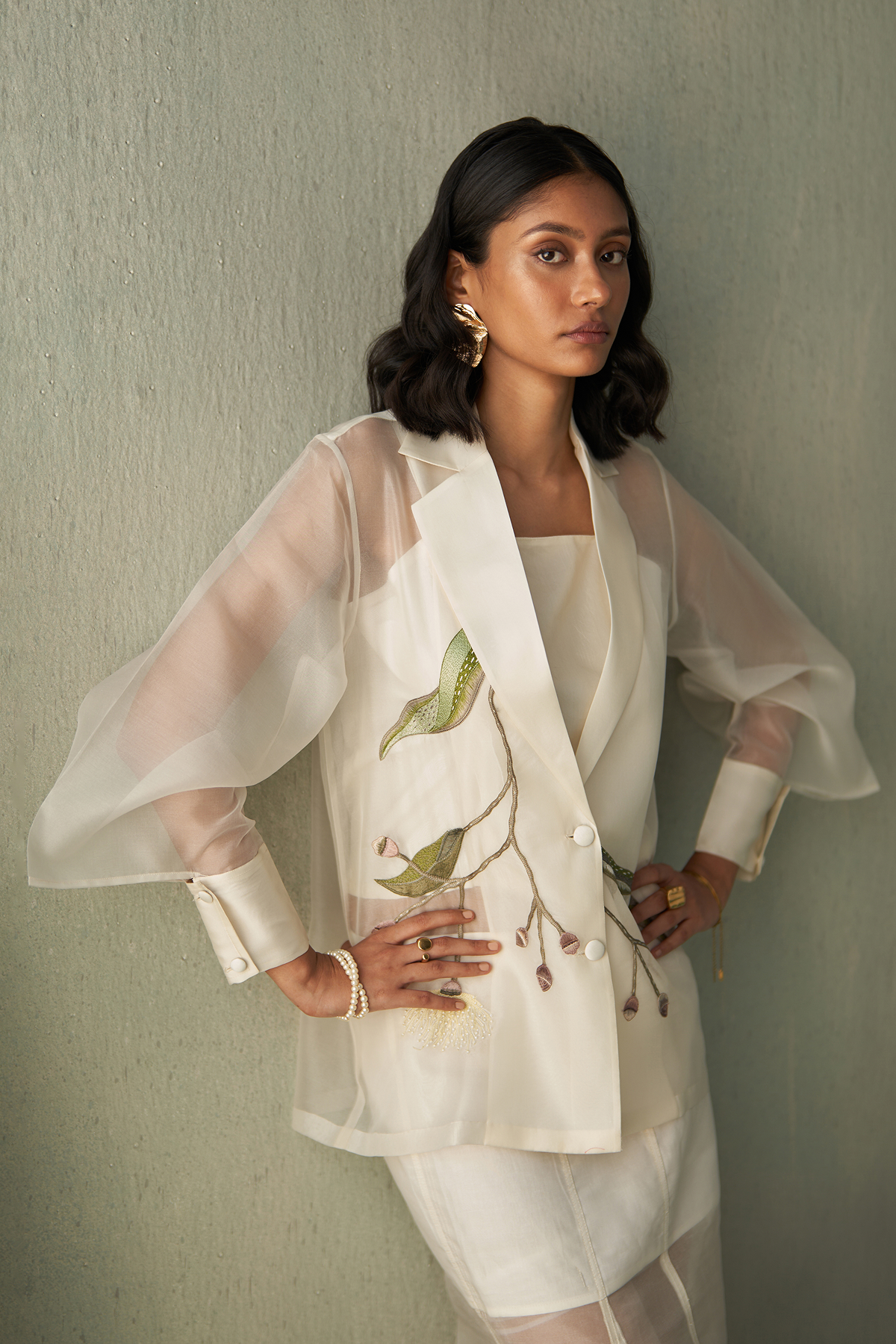 Eucalyptus sheer jacket