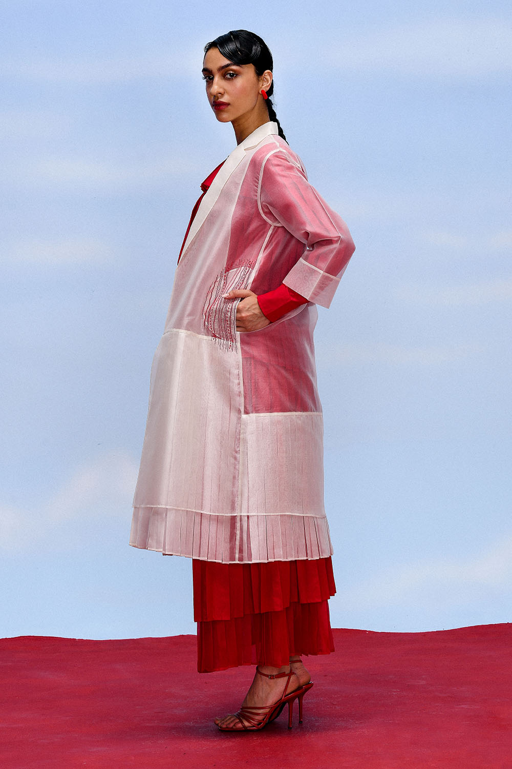 DOROTHY SHEER TRENCH/JACKET