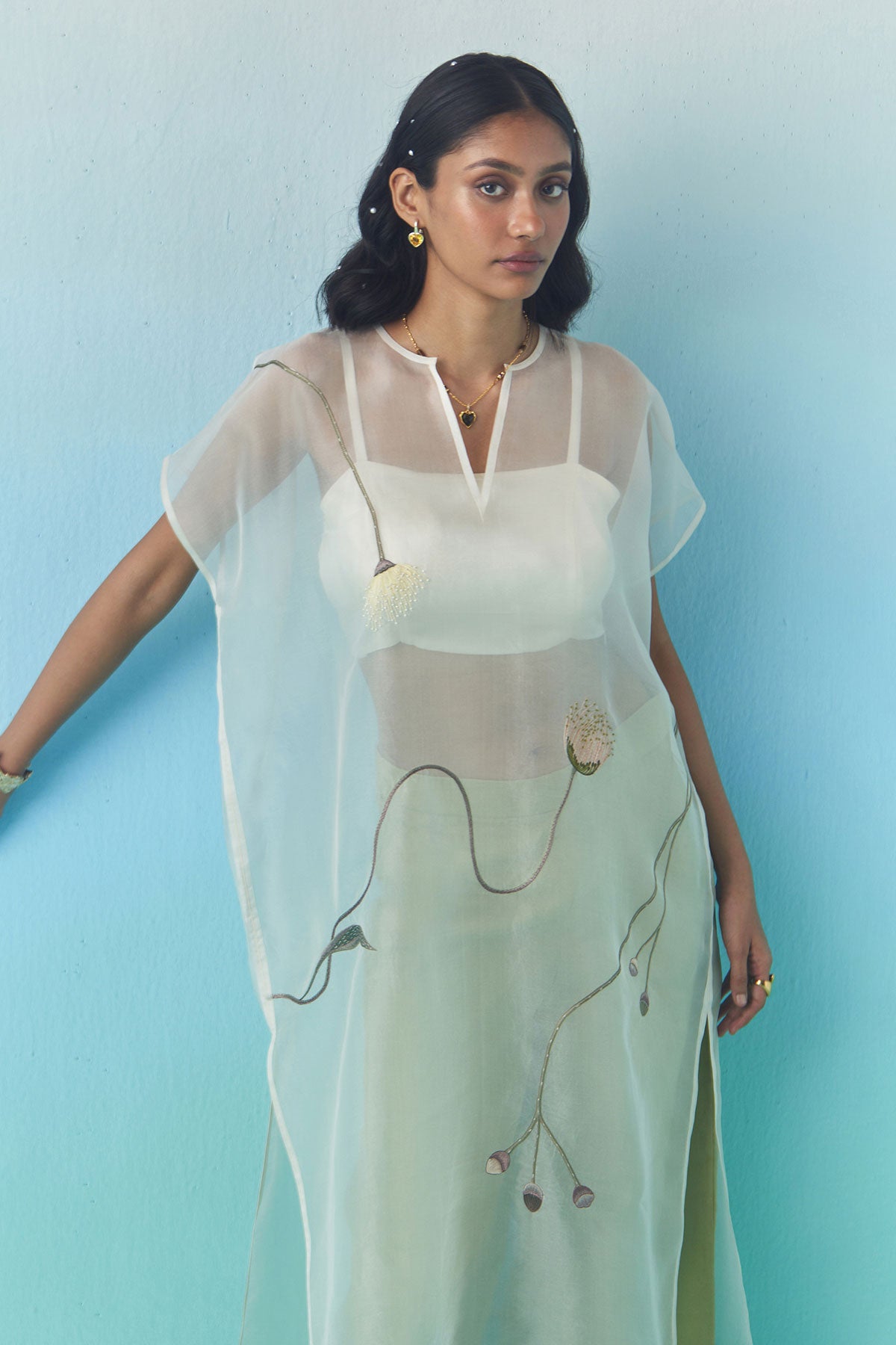 Cocoon Sheer Overlay- Off White