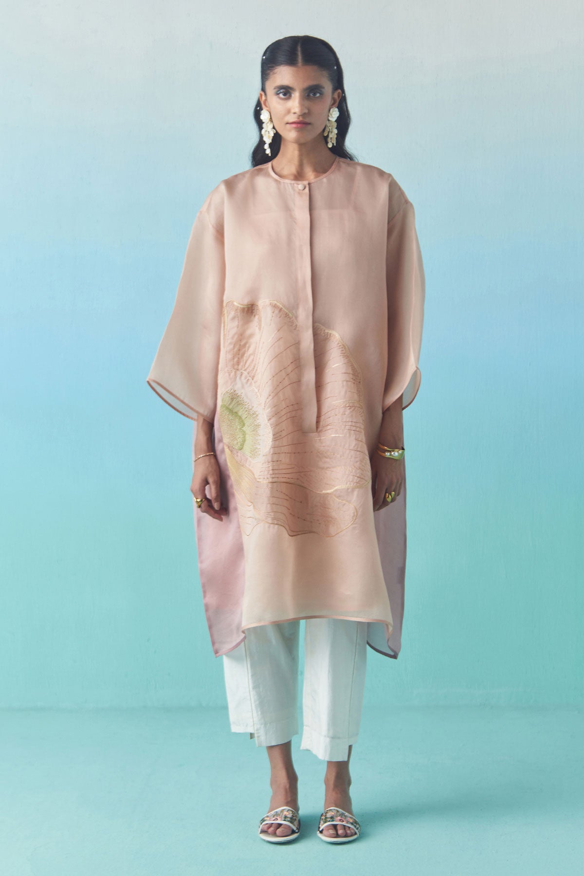 Peach Sorbet Anti-Fit Kurta