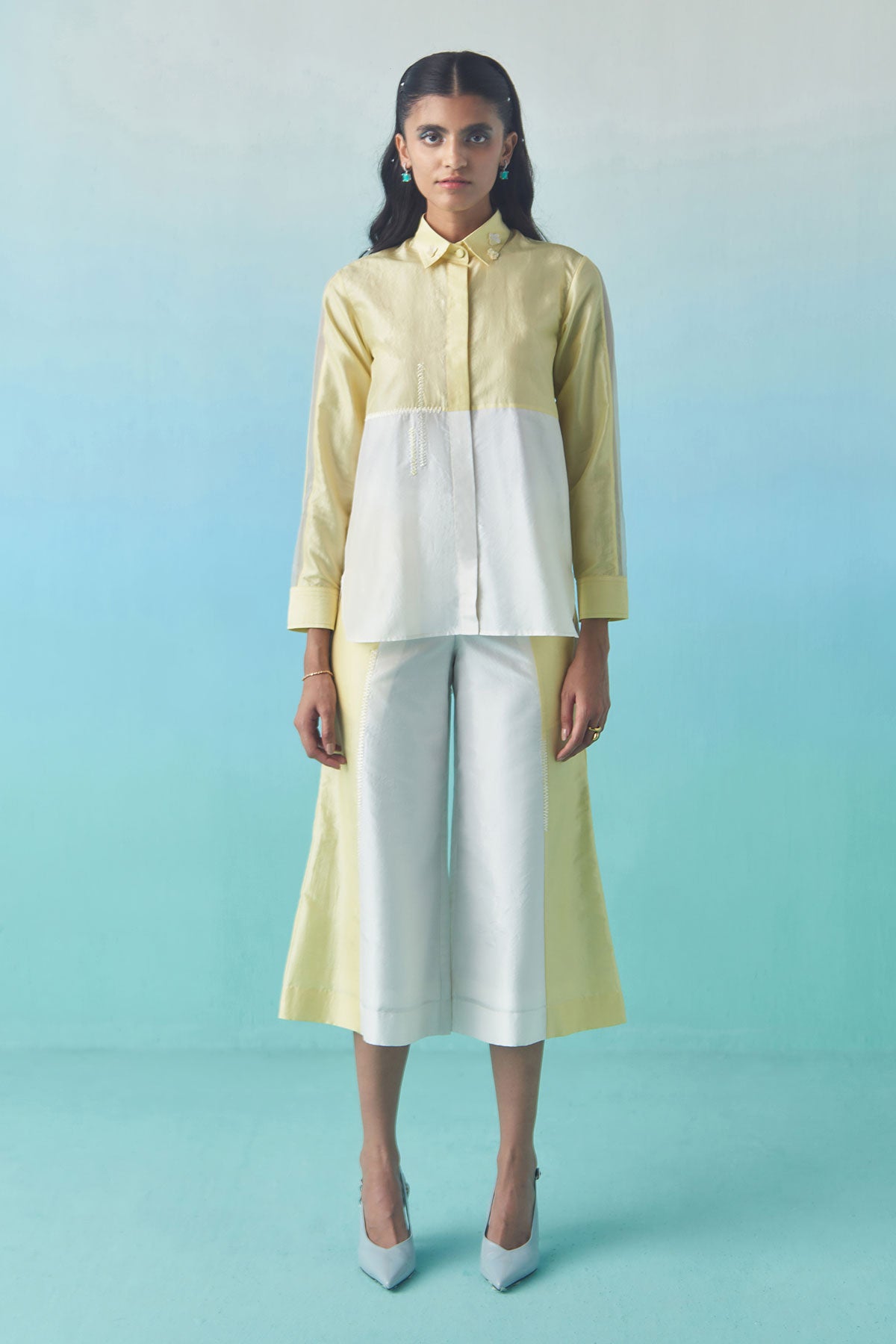 Butter Ivory Panelled Co-Ords