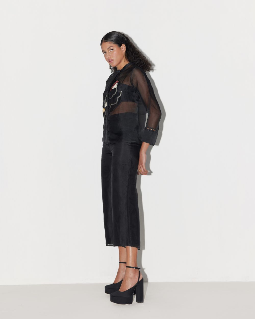 Half & Full Bloom Coords - Black