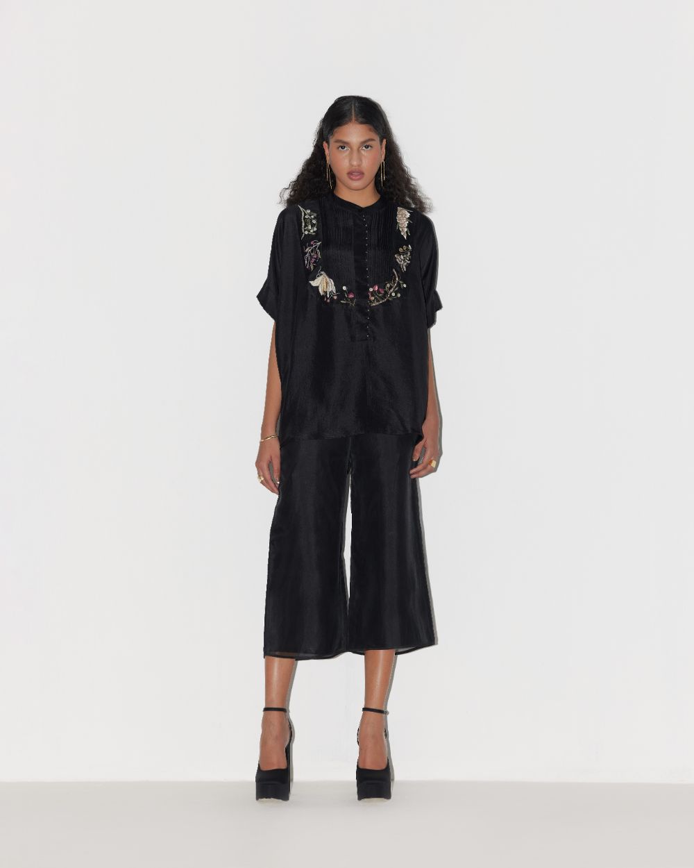 Garland Kaftan - Black