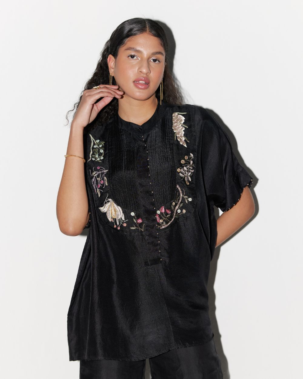 Garland Kaftan - Black