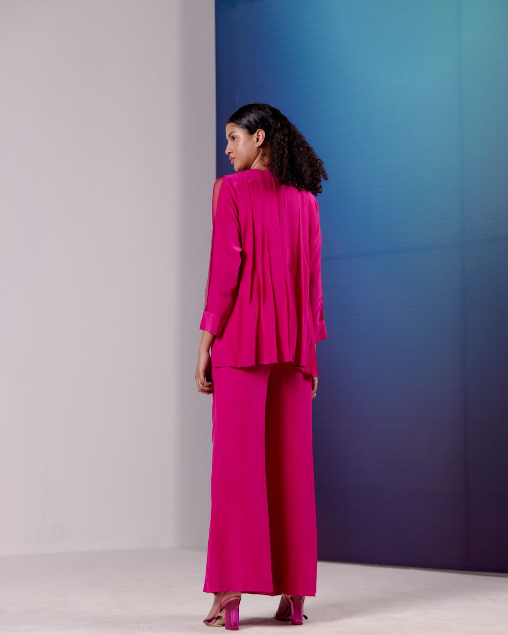 Flared Pants- Hot Pink