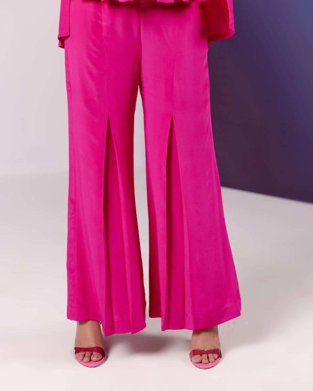 Flared Pants- Hot Pink