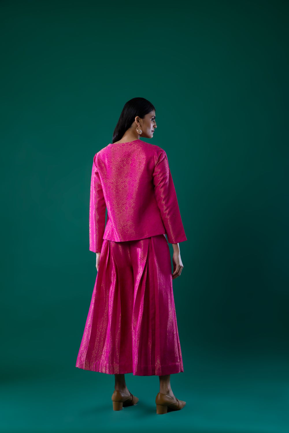 Pink Festive Statement Top