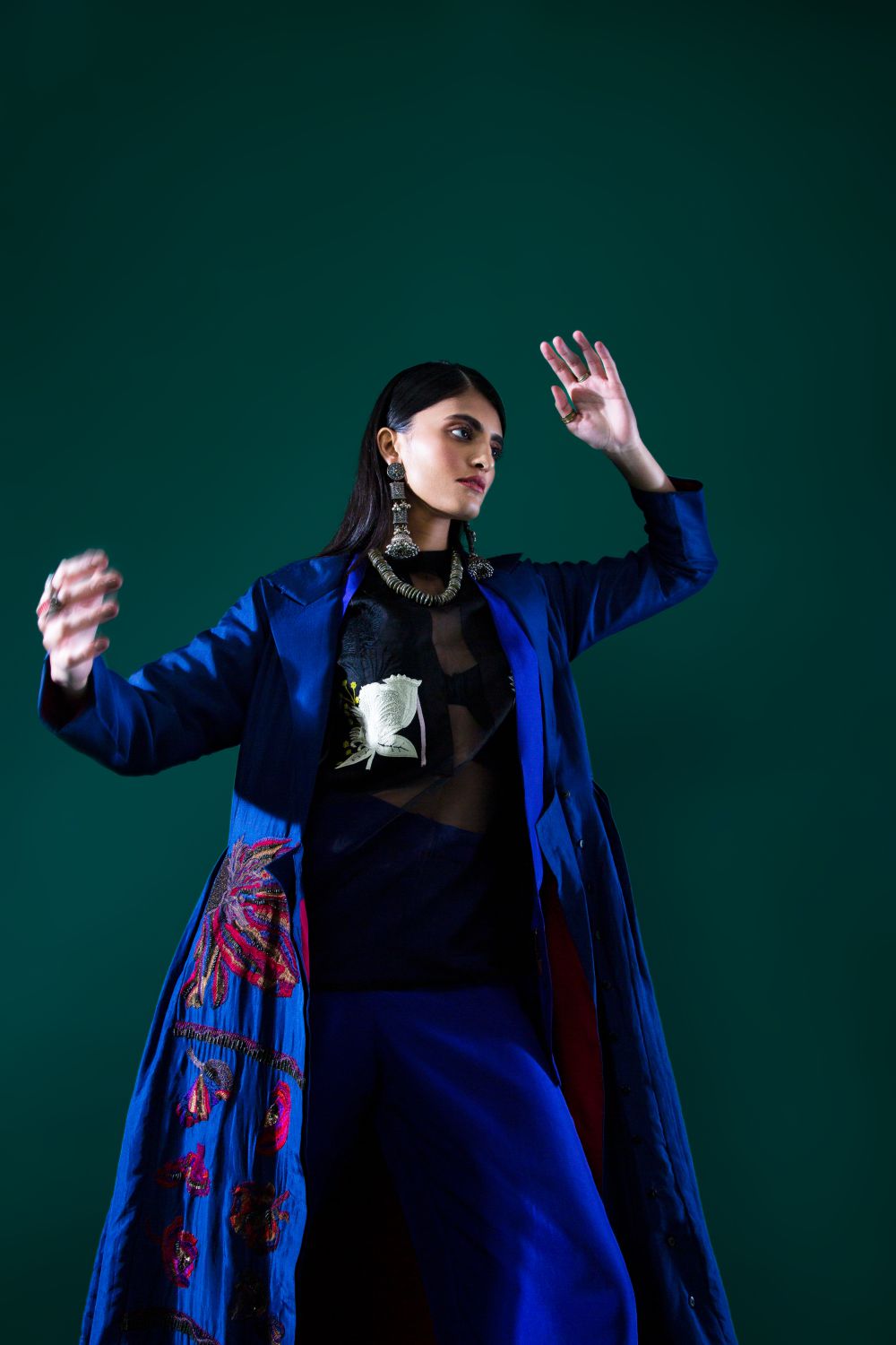 Violet Embellished Jacket