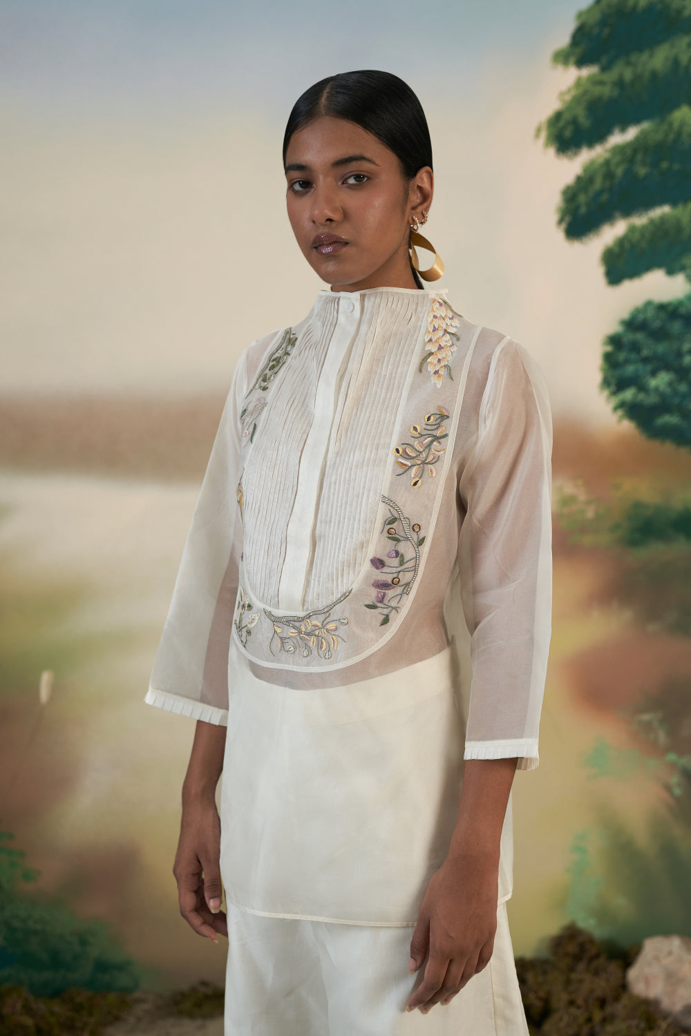 Garland High Neck Top