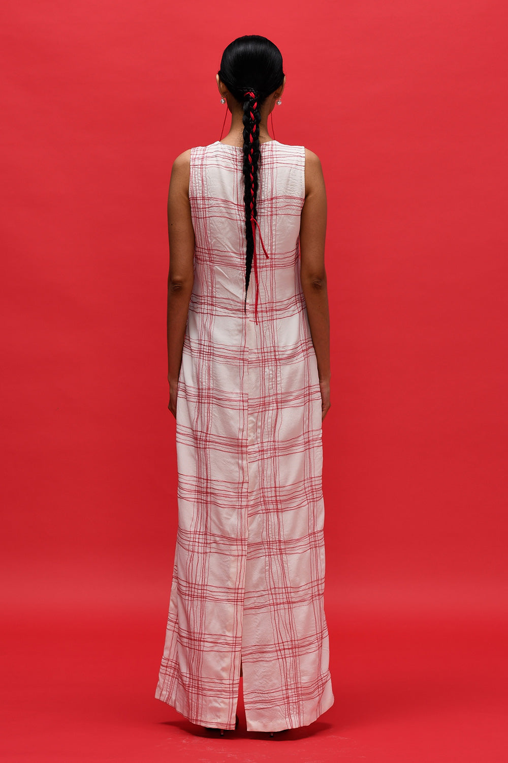 GRID FLUIDITY DRESS
