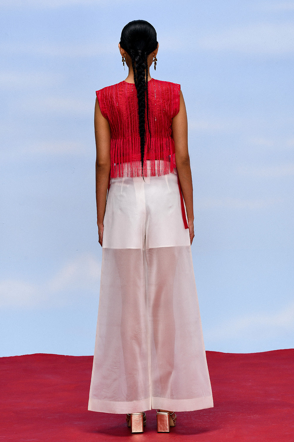 OPACITY PANTS - OFF WHITE