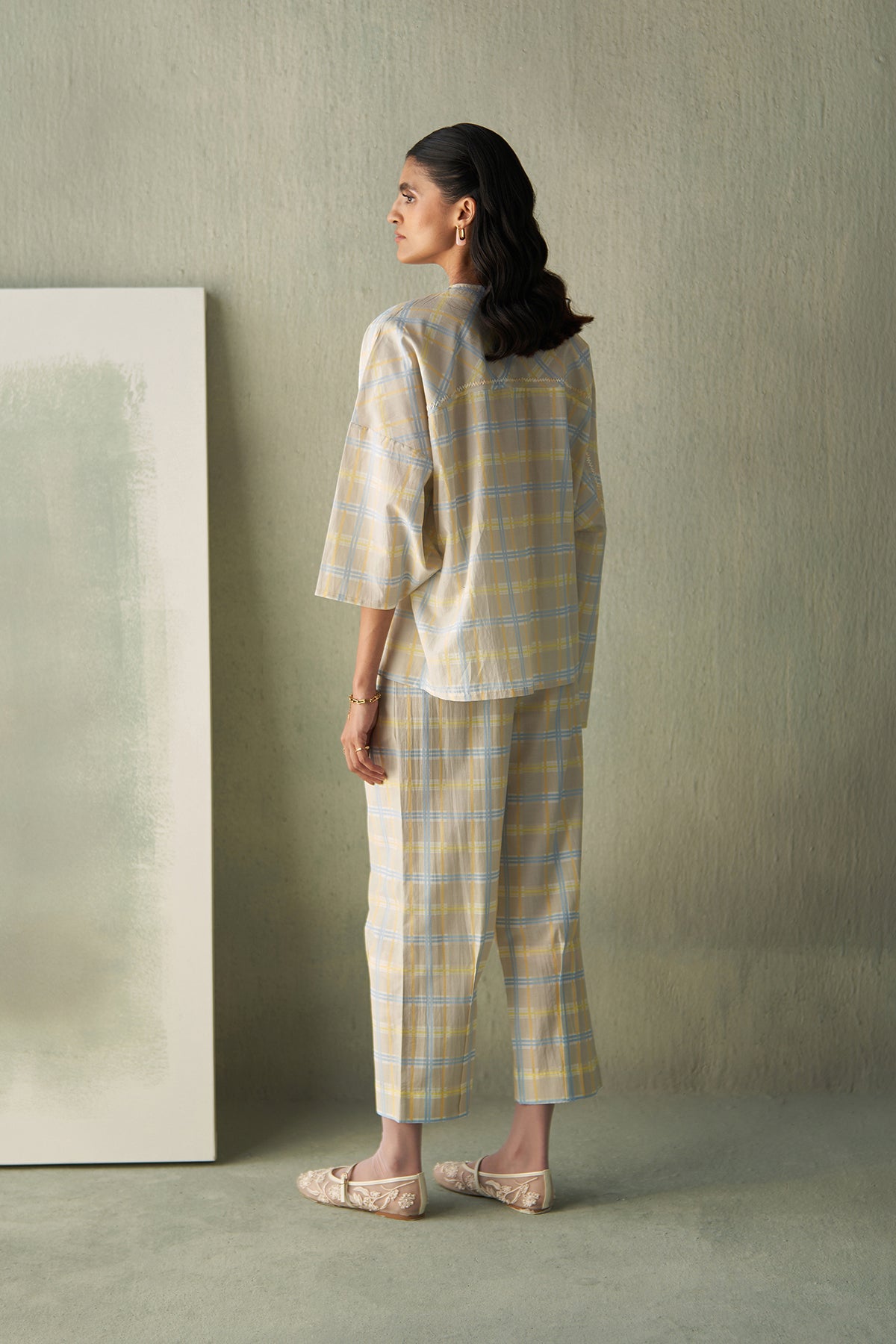 Popcorn Check Trousers