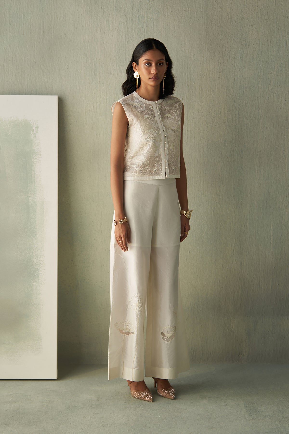 Foliage Cropped Jacket