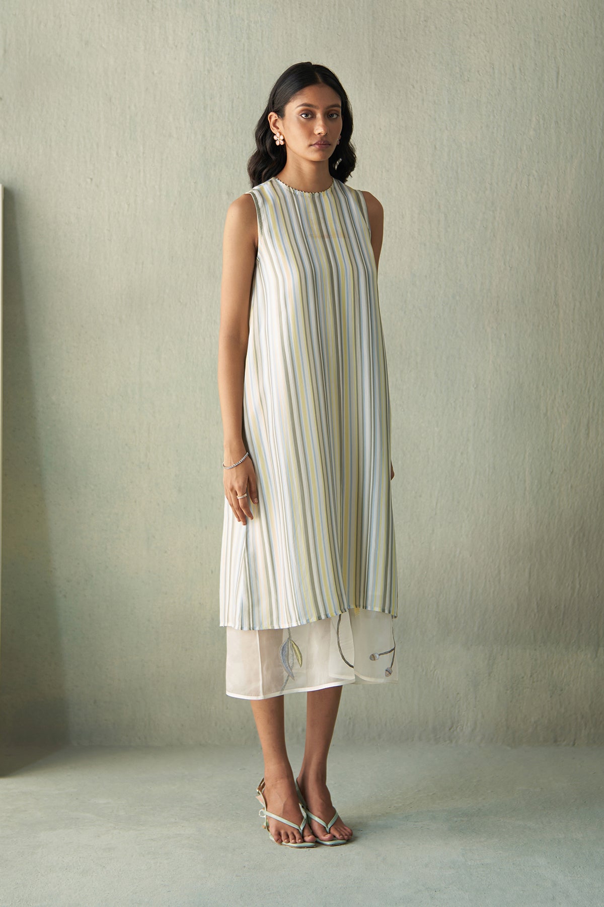 Sunrise Sky Silk Dress