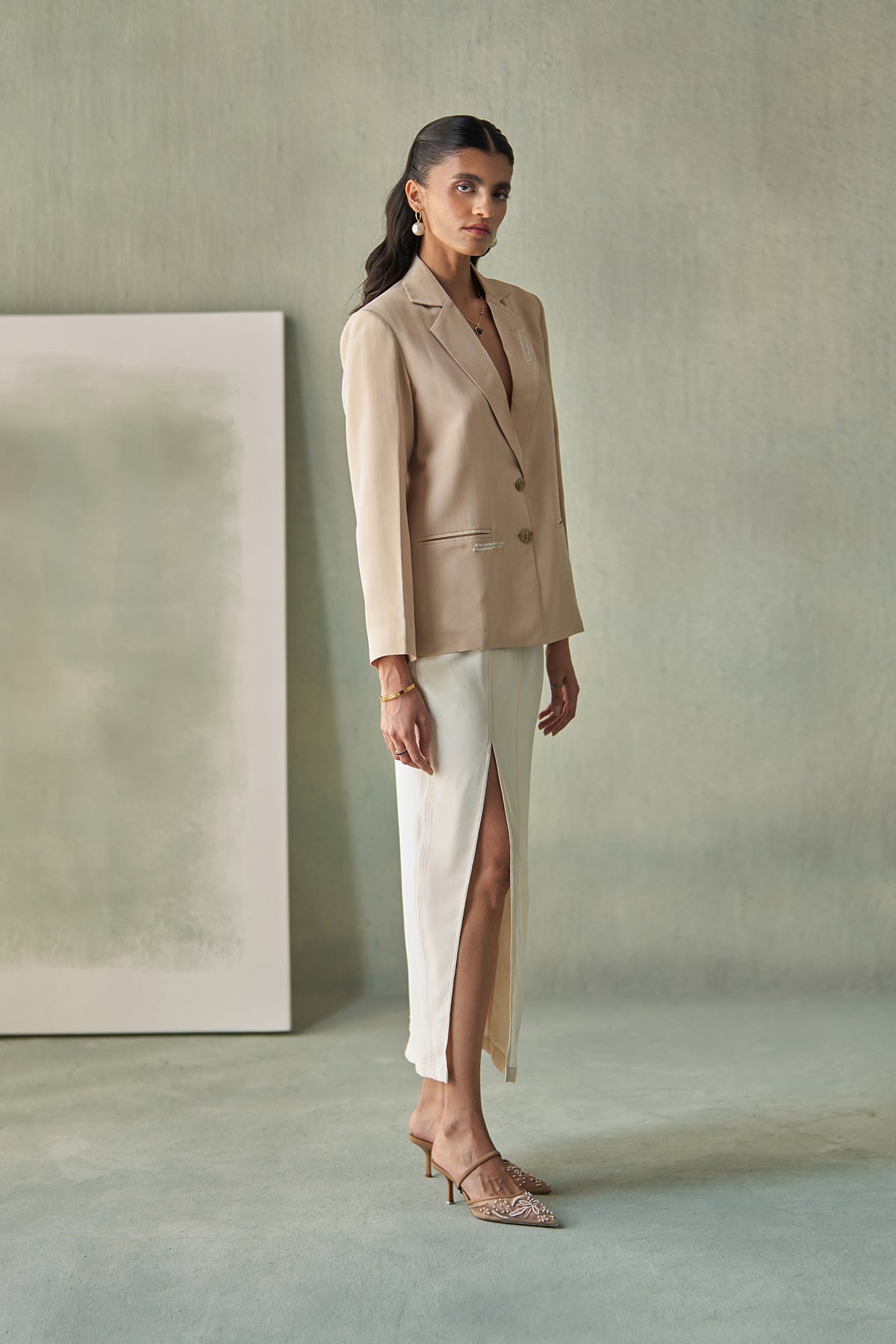 Beige Blazer