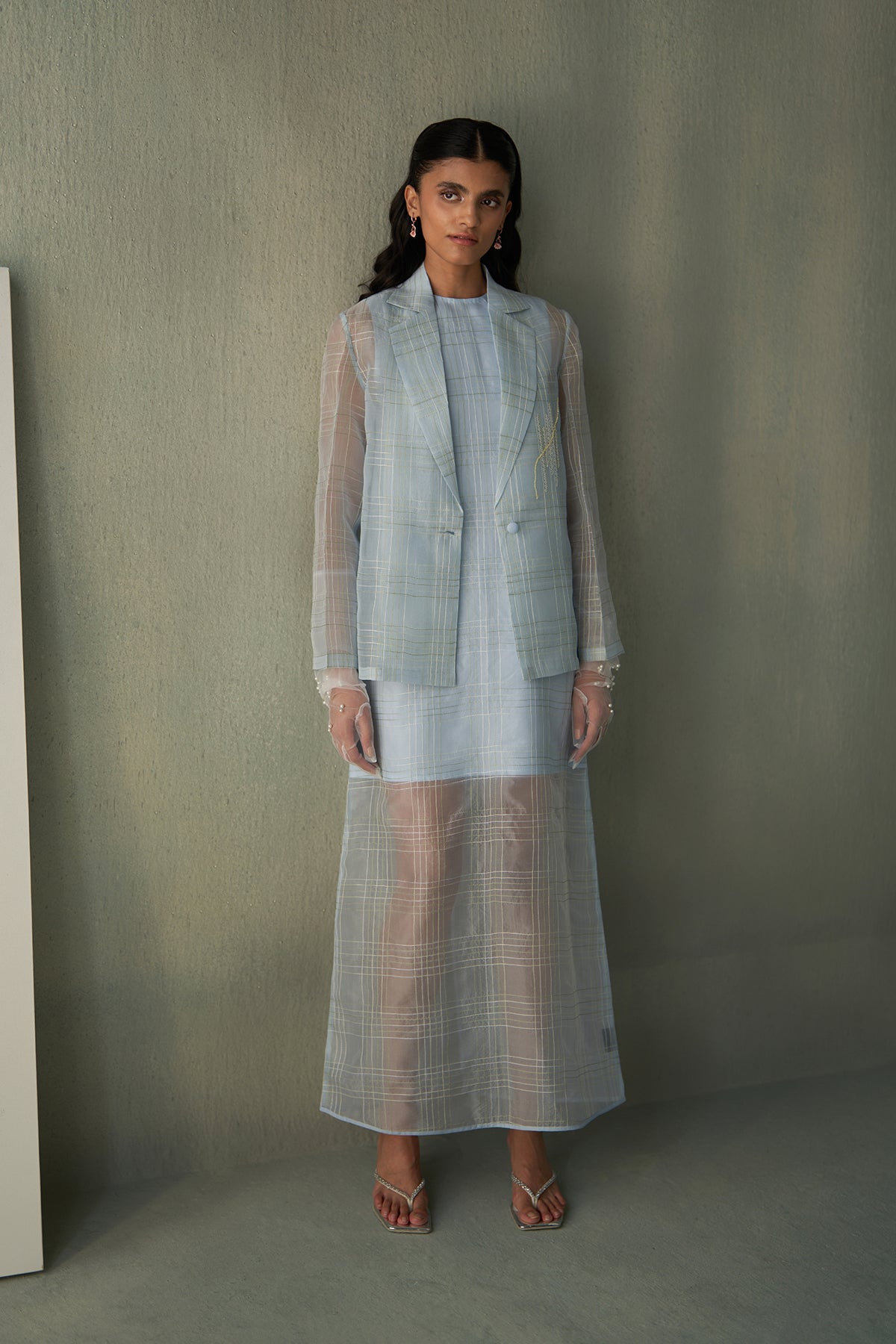 Sky Jacket And Dress Set