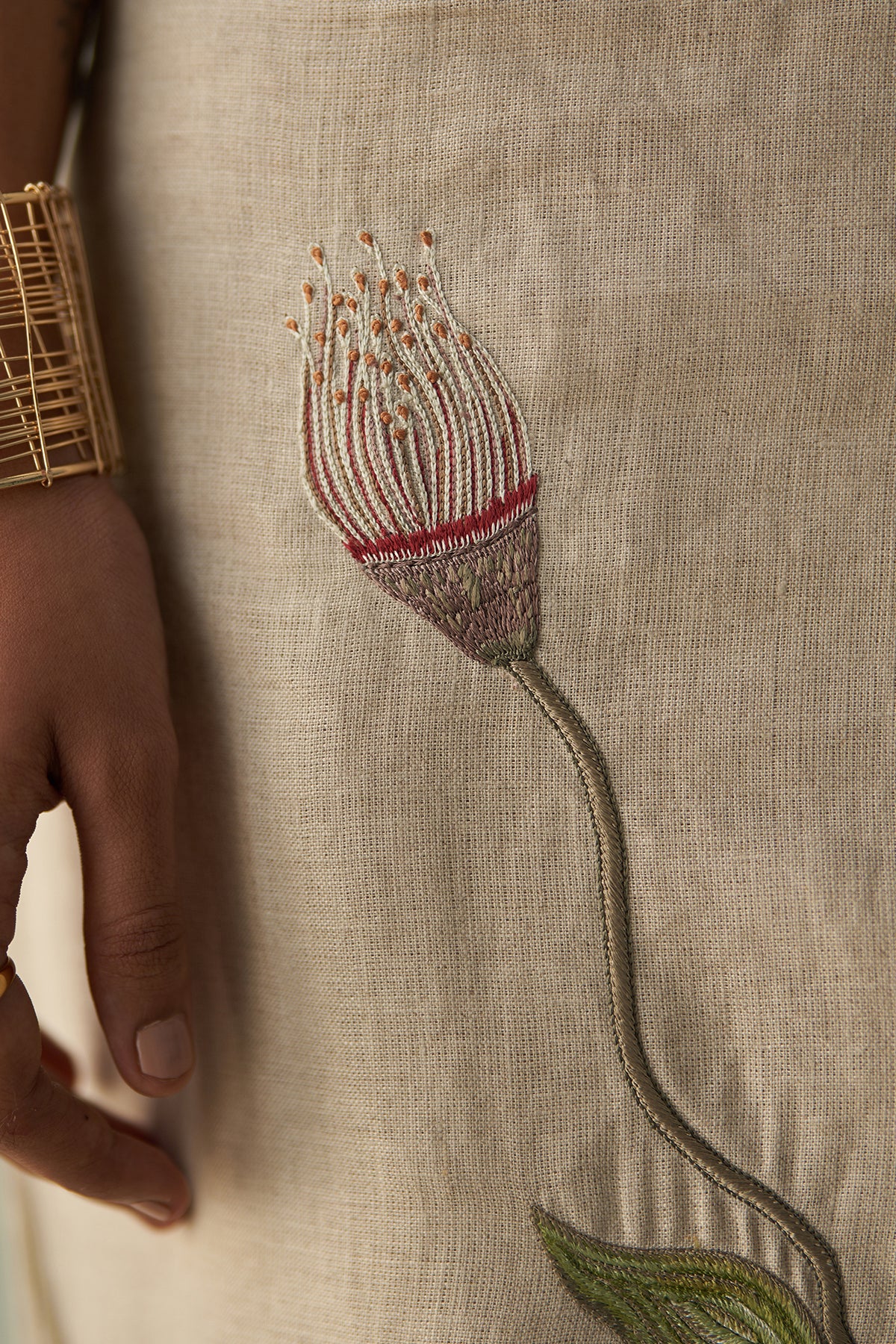 Desert Bloom Linen Skirt