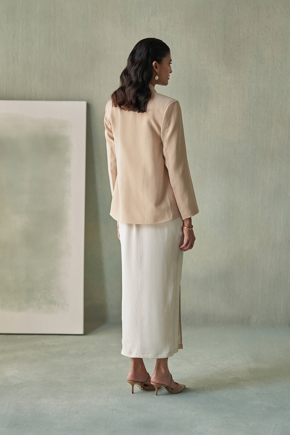 Symmetry Skirt Ivory