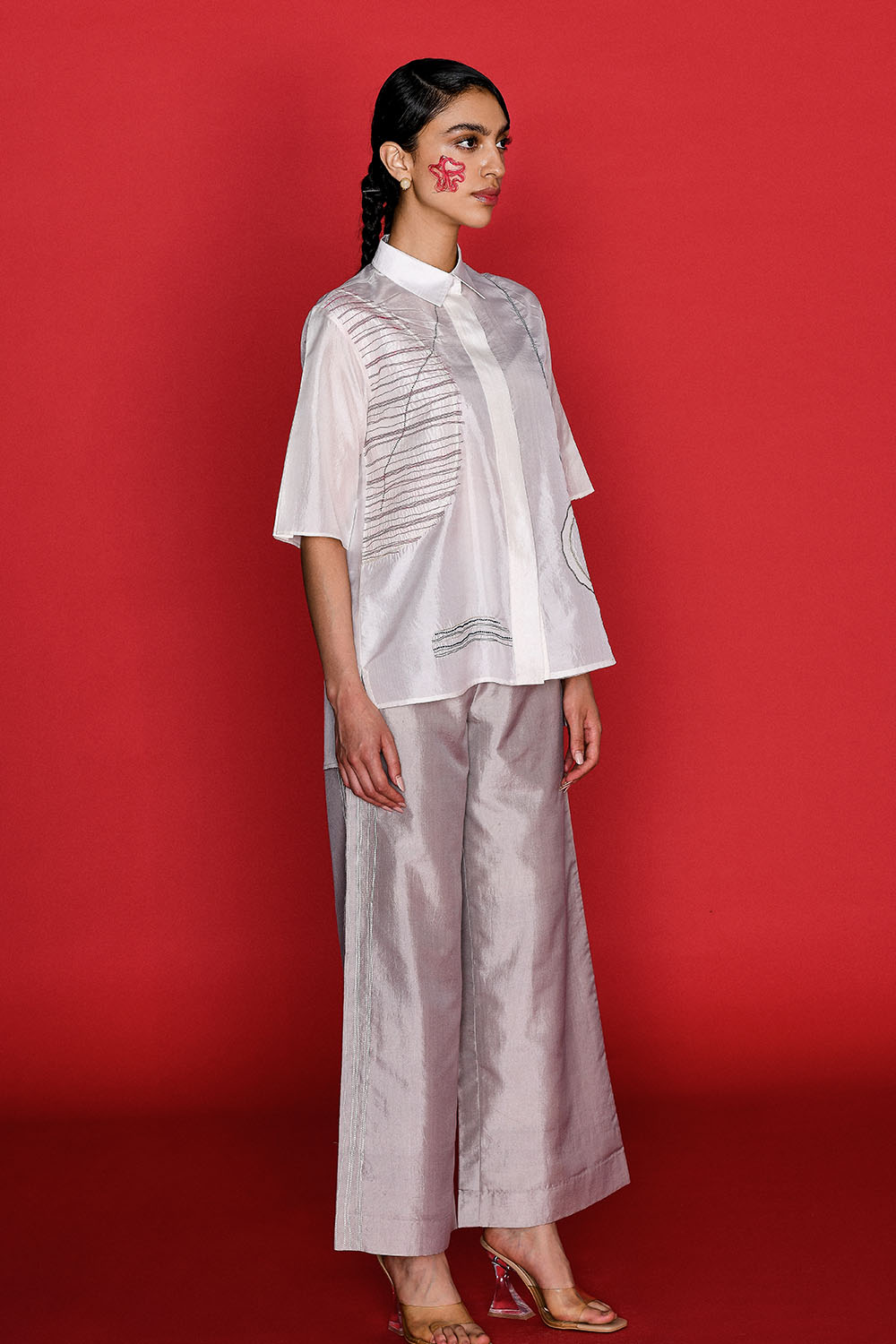 NATIVE GREY TROUSERS