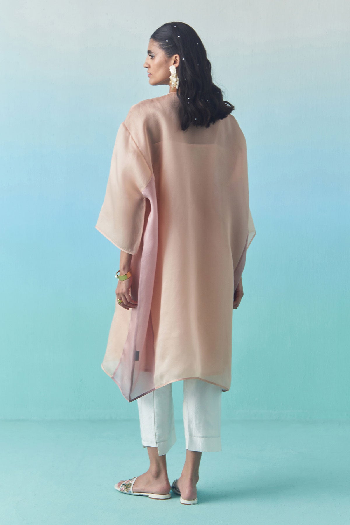 Peach Sorbet Anti-Fit Kurta
