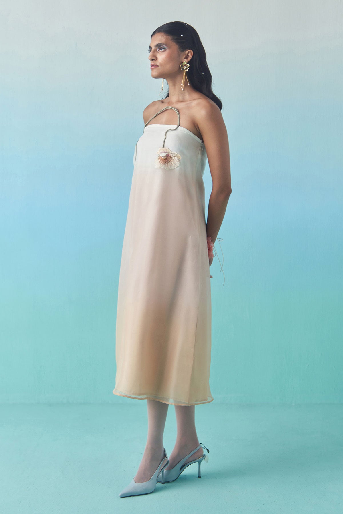 Peach Sorbet Tube Dress