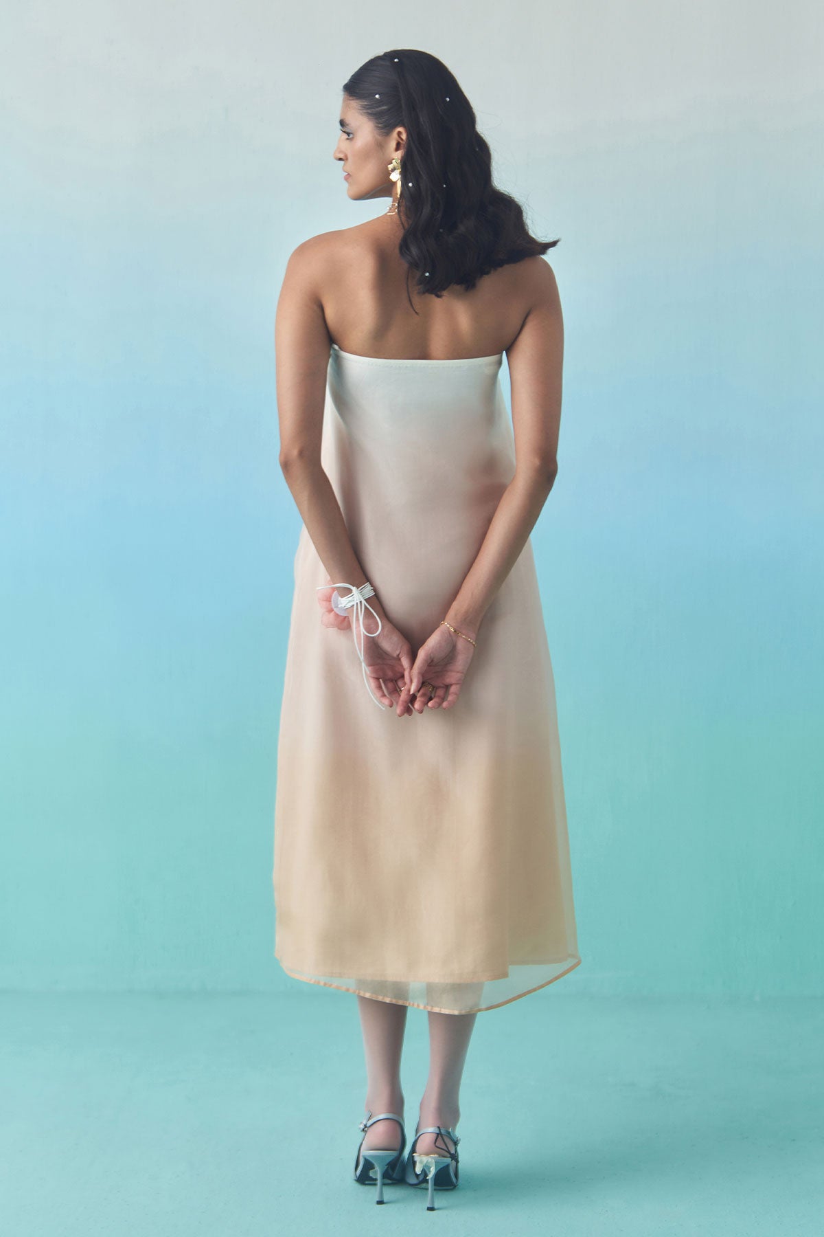 Peach Sorbet Tube Dress