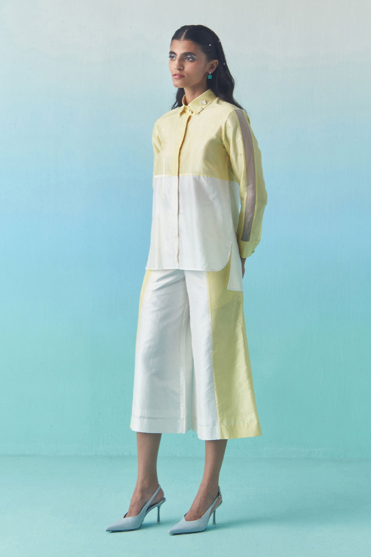 Butter Ivory Panelled Co-Ords