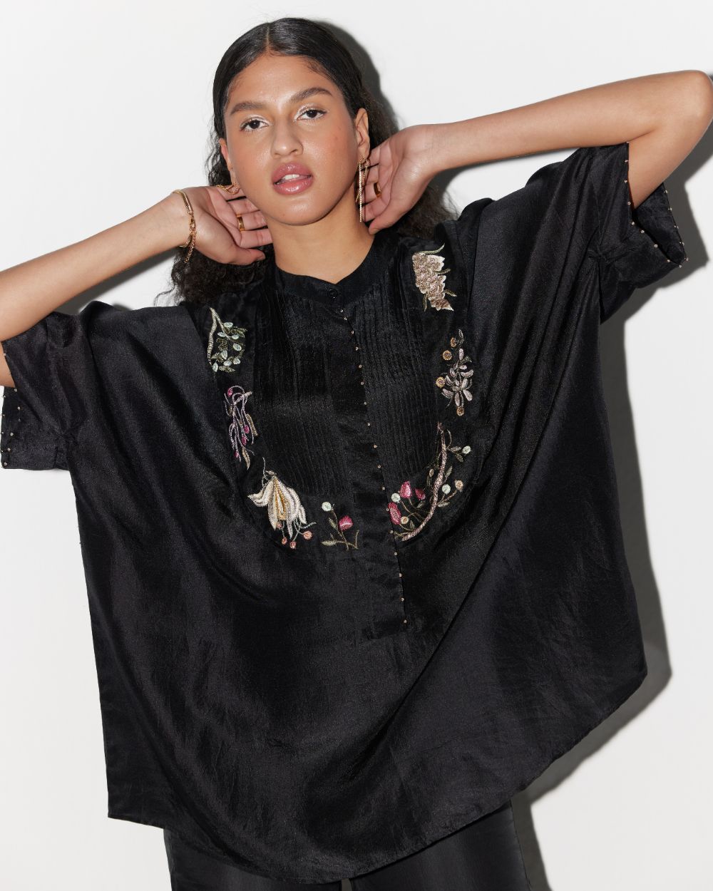 Garland Kaftan - Black