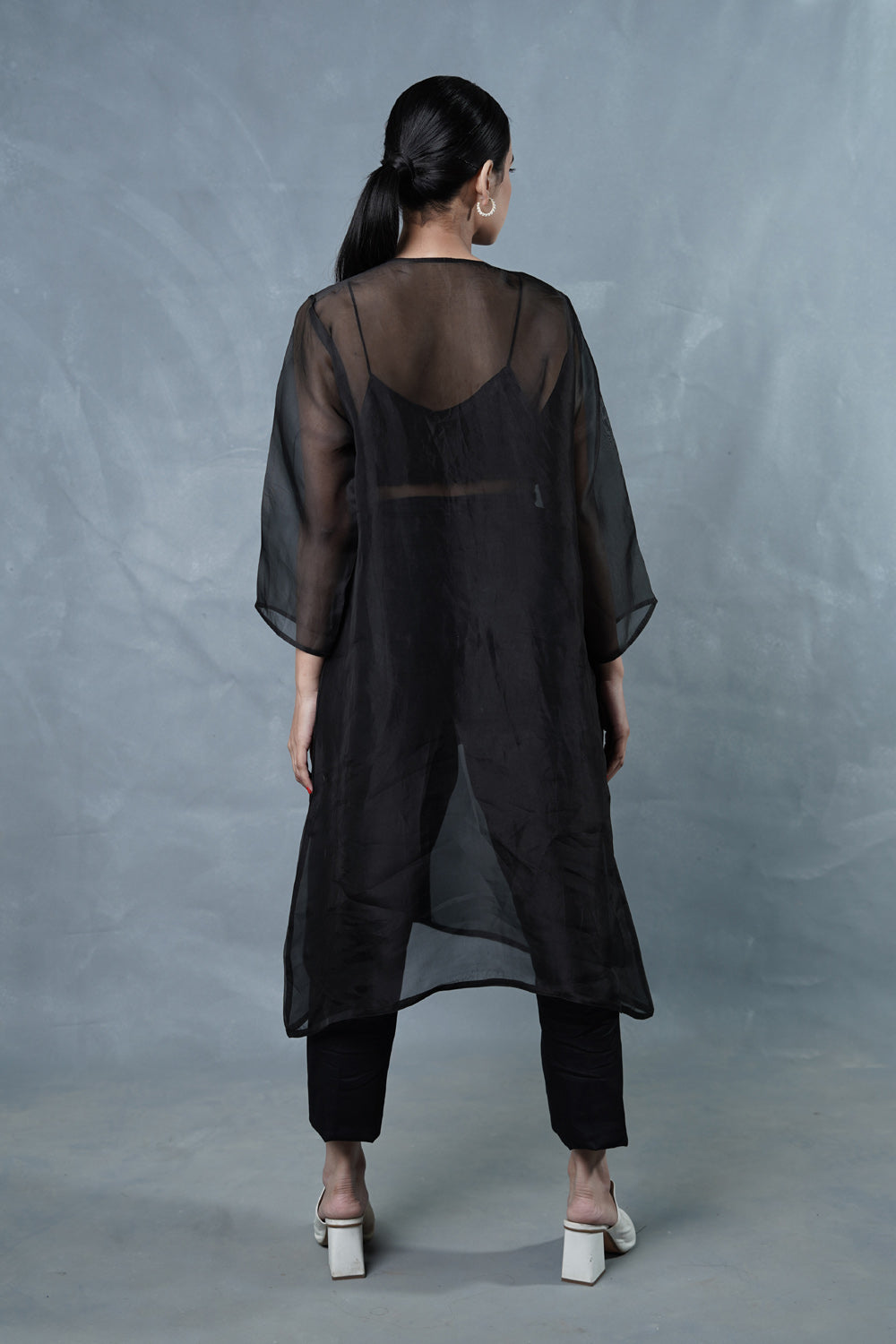 Marine Kurta Set- Black