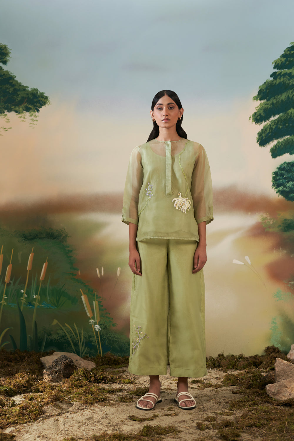 Wildflower Top - Green