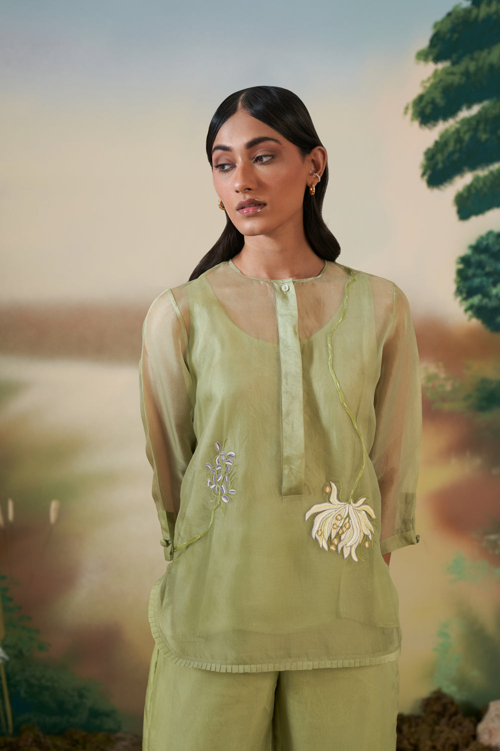 Wildflower Top - Green