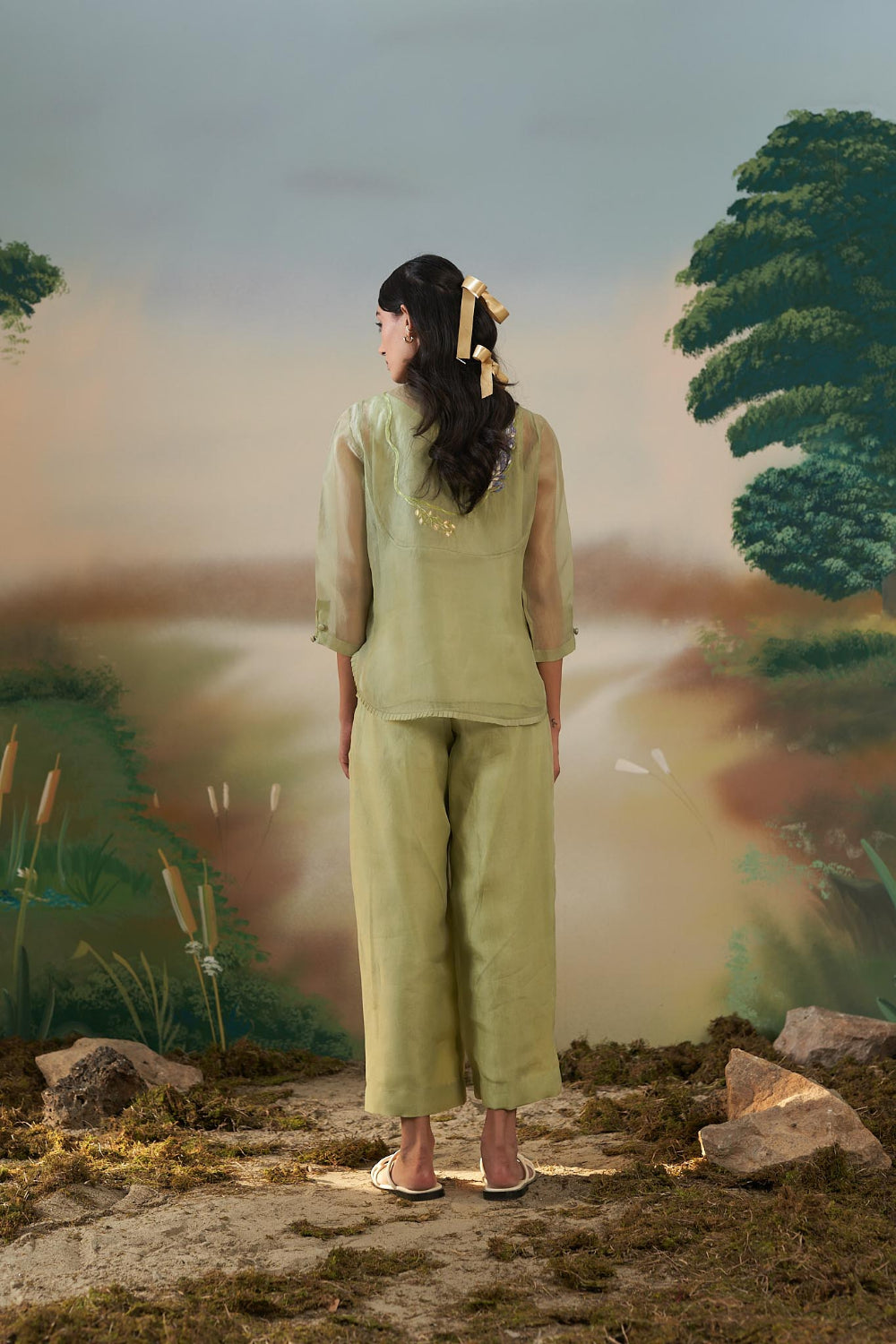 Wildflower Top - Green